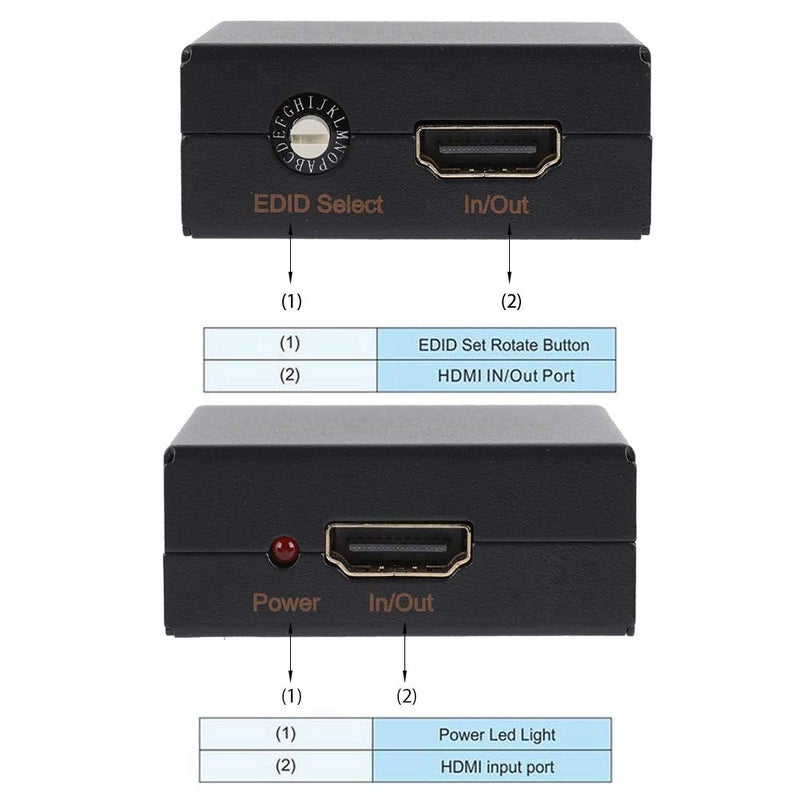 Ciglow EDID Manager, EDID Feeader EDID Manager Emulator Support 4K CEC EDID Manager Audio/Video Control. - Image 4